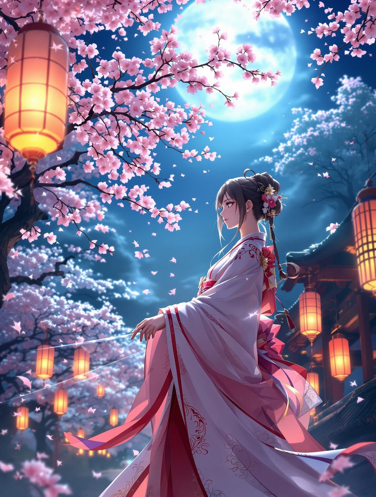夜樱幻想曲 - 奇幻、战斗、古风 | 触手动漫 夜樱幻想曲 - 触手动漫人气番剧封面